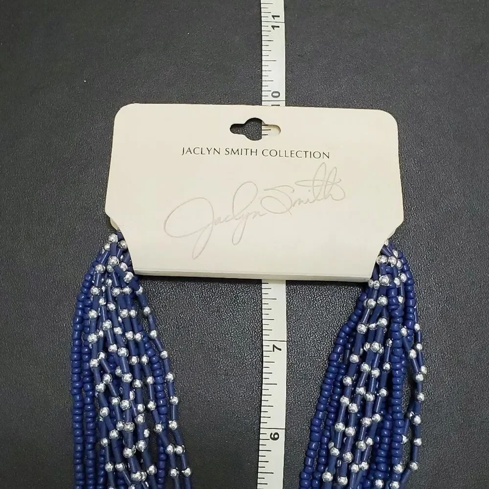 Jaclyn Smith blue necklace and bracelet matching set